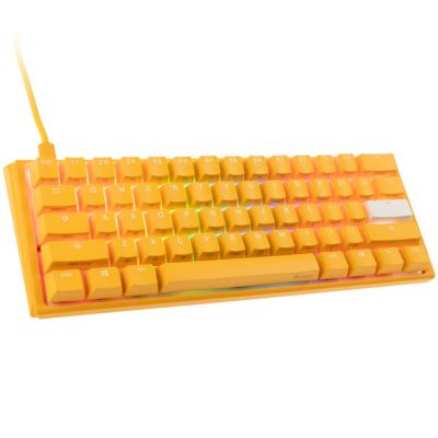 12. Klawiatura gamingowa Ducky One 3 MINI Yellow GATA-1746 RGB LED - MX-Clear (US)