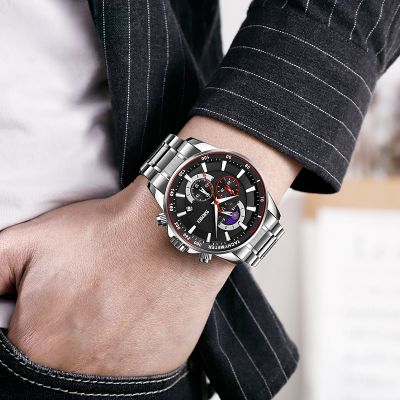 3. Zegarek Męski Skmei 9250SIBK + BOX