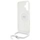 6. Etui Karl Lagerfeld Crossbody IML Karl Head Magsafe na iPhone 16 - przezroczyste
