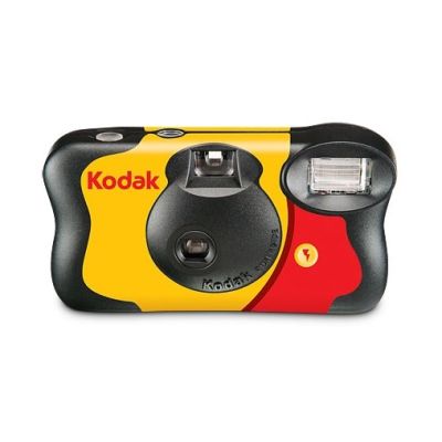 Kodak Aparat Jednorazowy Fun Saver, Aparat Cyfrowy, ISO 400, 27 zdjęć + FLASH  z filmem kolorowym i lampą błyskową.