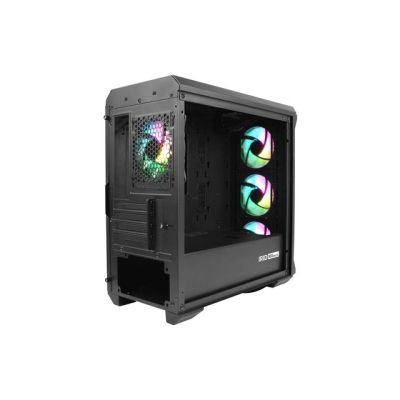 40. Obudowa NATEC Genesis Irid 503 ARGB NPC-1559 (Micro ATX. Mini ITX; kolor czarny)