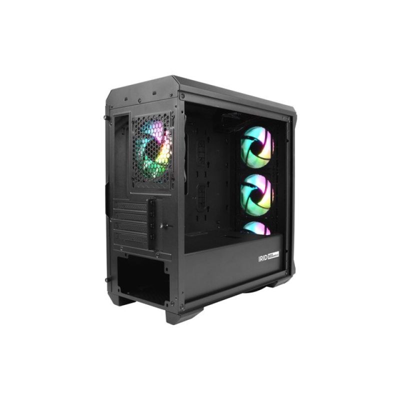 40. Obudowa NATEC Genesis Irid 503 ARGB NPC-1559 (Micro ATX. Mini ITX; kolor czarny)