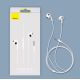 16. Baseus Encok H17 słuchawki przewodowe minijack 3.5mm biały (NGCR020002)