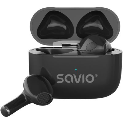 5. SAVIO SŁUCHAWKI BEZPRZEWODOWE BLUETOOTH TWS-02 PRO