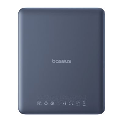 3. Powerbank Baseus Blade2 12000mAh 65W z wyświetlaczem cyfrowym (z czarnym kablem Baseus Mini White Series USB-C - USB-C 100W (20V/5A) 50cm) - niebieski