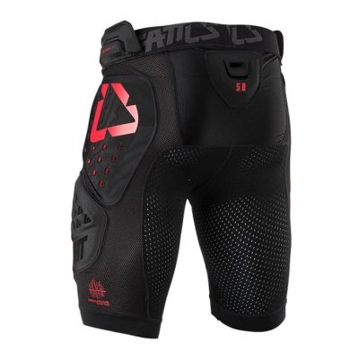 2. Spodenki z ochraniaczem LEATT Impact Shorts 3DF 5.0 rozmiar M, czarne