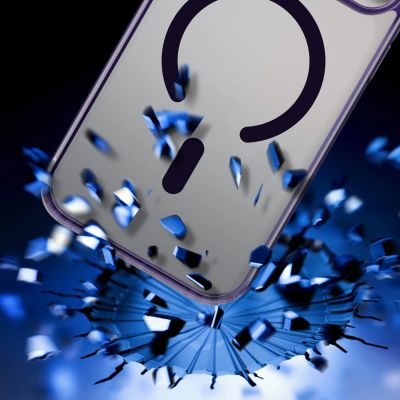 5. Etui 3mk Frosty MagCase na iPhone 17 Pro Max - fioletowe