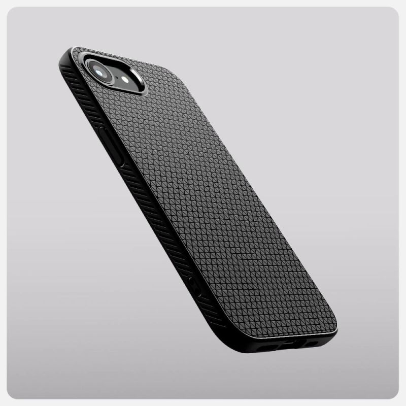 16. Etui Spigen Liquid Air na iPhone 16e / 17e - czarny mat