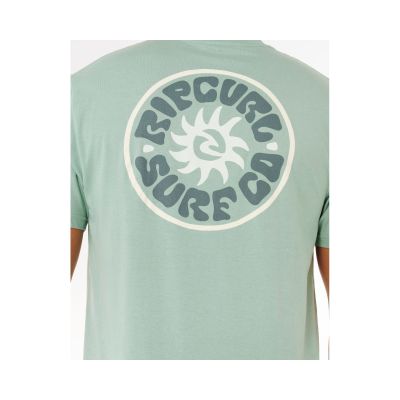 4. Koszulka męska RIP CURL Pacific Rinse Circle Tee zielona