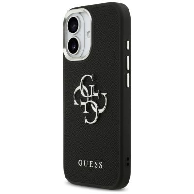 10. Etui Guess Grained Big 4G Classic Logo na iPhone 17 - czarne
