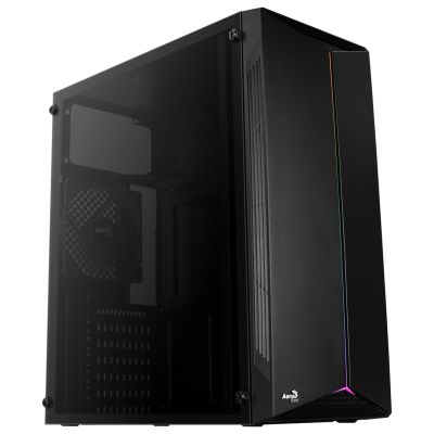 4. Obudowa Aerocool PGS SPLIT A AEROPGSSPLIT-A-BKRGB (ATX, Micro ATX, Mini ITX; kolor czarny)