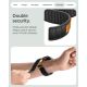 10. Pasek Spigen Athlex Air na Google Pixel Watch 41 mm - czarno-pomarańczowy
