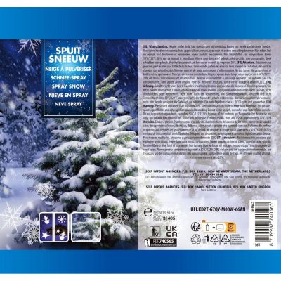 12. SZTUCZNY ŚNIEG W SPRAYU OZDOBNY NA CHOINKĘ OKNO 300ML