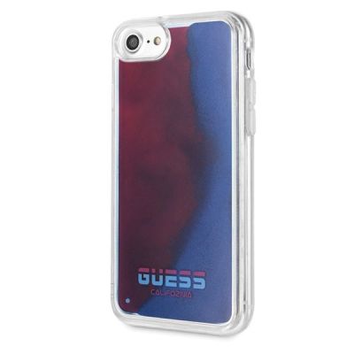 2. Etui Guess California Glow in the dark na iPhone 7 / 8 / SE 2020 - czerwone