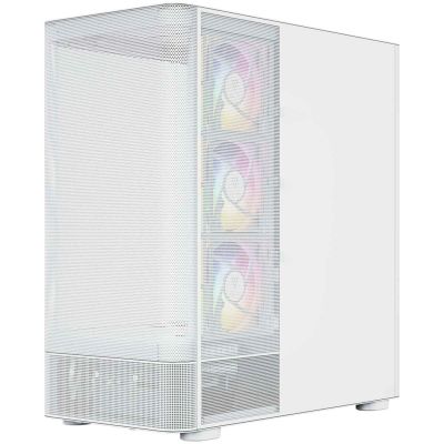 14. MODECOM OBUDOWA VOLCANO AQ 300 ARGB MIDI BIAŁA