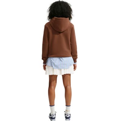 8. Bluza damska Nike Studio Fleece Medium Weight jasny brąz IM8100 259