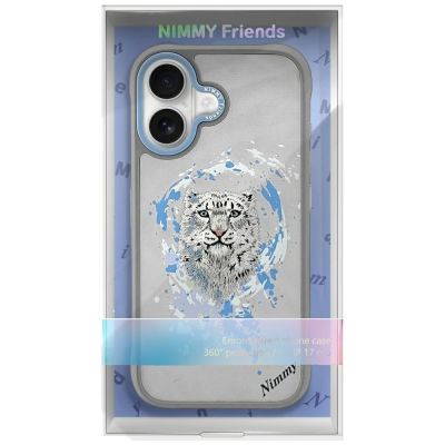 7. Etui Nimmy Pantera MagSafe na iPhone 17 - jasnoszare