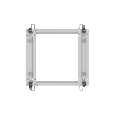 14. Open Rack 19'' 12U 600x600-1100 regulowany szary Lanberg