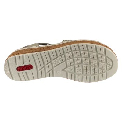 4. Rieker Sandals 62741-52 Zielone 37