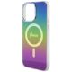 6. Etui Guess IML Iridescent MagSafe na iPhone 15 Pro - czarne