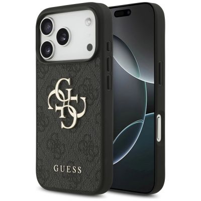 Etui Guess 4G Big Logo do iPhone 17 Pro - czarne