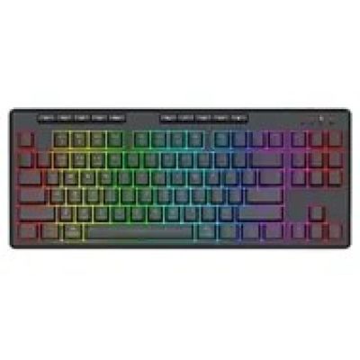 REDRAGON K516RGB-PRO SHIVA PRO 87 klawiatura USB + RF Wireless + Bluetooth Czarny