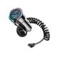 3. Ładowarka samochodowa 3w1 Joyroom JR-CL07 72W z kablem USB-C 1.6m – czarna