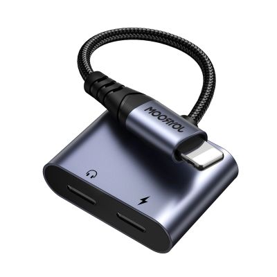3. Adapter DAC 2w1 Joyroom SY-L02 Lightning do 2x Lightning - czarny