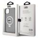 8. Etui Karl Lagerfeld Ring Stand Karl Head MagSafe na iPhone 15 Plus / 14 Plus - czarne