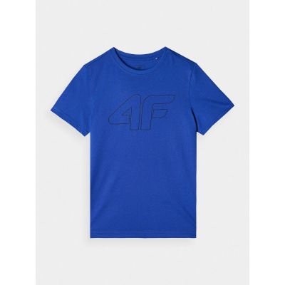 5. T-shirt z nadrukiem chłopięcy 4F 4FJWMM00TTSHM1627-36S