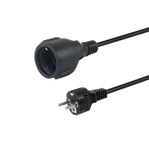 Equip 112183 kabel zasilające Czarny 10 m CEE7/7 CEE7/3