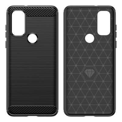5. Carbon Case elastyczne etui pokrowiec Motorola Moto G Play 2022 czarny