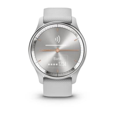 8. Zegarek sportowy Garmin Vivomove Trend Mist Gray