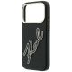 6. Etui Karl Lagerfeld Smooth Big Resin Signature Logo na iPhone 18 Pro / 17 Pro - czarne