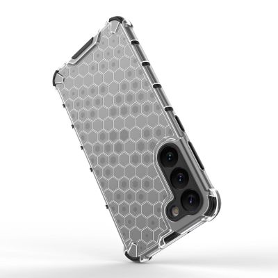 15. Honeycomb etui do Samsung Galaxy S23+ pancerny hybrydowy pokrowiec niebieskie