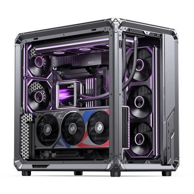 38. Jonsbo X400 Pro PC-Gehäuse, Midi-Tower, ATX, Tempered Glass - grau