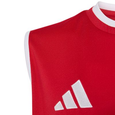 3. Koszulka dla dzieci adidas Entrada 26 Sleeveless Jersey czerwona KB3937
