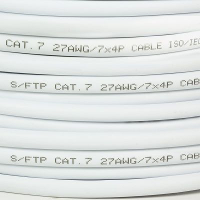 3. LogiLink PrimeLine - kabel - 100 metrów - biały