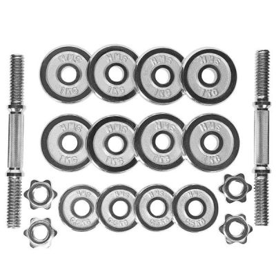 15. Sztangielki w walizce CHROME HMS 2x7,5kg STC15