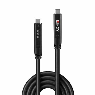 3. Lindy 43398 kabel USB USB 3.2 Gen 1 (3.1 Gen 1) 10 m USB C 5 Gbit/s 60 W Czarny