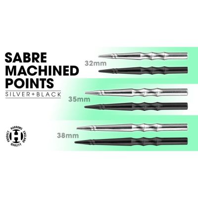 2. Groty do rzutek steeltip Harrows Sabre Machined HS-TNK-000016673