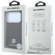 8. Etui Karl Lagerfeld Grained Choupette Head Metal MagSafe na iPhone 17 Pro / 18 Pro - burgundowe