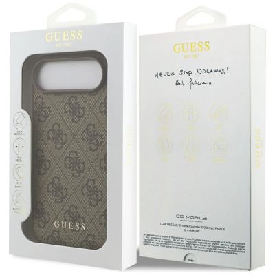 8. Etui Guess 4G Classic na iPhone 17 Air - brązowe