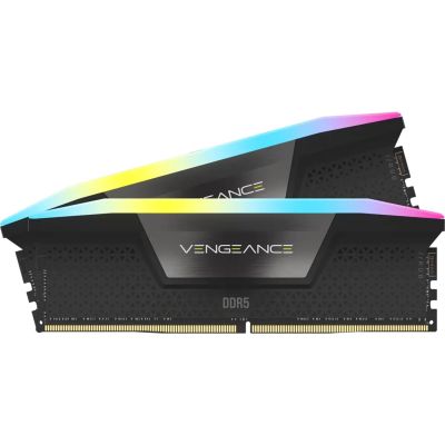7. Corsair VENGEANCE RGB 64GB (2x32GB) DDR5 DRAM 6000MHz C40