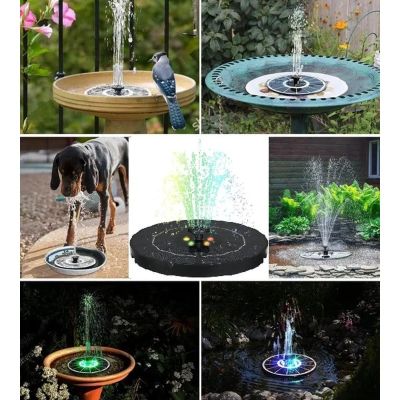 5. LAMPA FONTANNA SOLARNA DO OCZKA WODNEGO 5 LED AUTOMATYCZNA