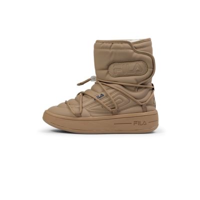 5. Fila Superbubble Boot buty zimowe botki beżowe damskie sportowe ocieplane