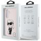 8. Etui Karl Lagerfeld Silicone Graffiti Ikonik Printed Logo MagSafe Samsung Galaxy S25 różowy