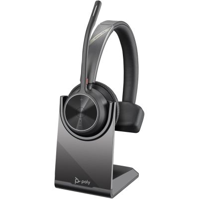 41. POLY Zestaw słuchawkowy Voyager 4310 USB-C + adapter BT700 + stacja ładująca