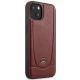 4. Etui Mercedes Leather Urban Bengale na iPhone 13 / 14 / 15 - bordowe