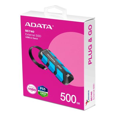 6. Adata Dysk SSD SC740 500G U3.2C 1050/1000 MB/s